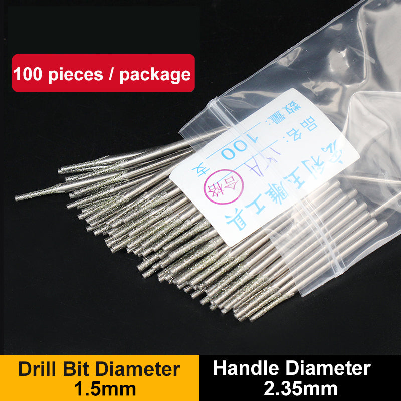 Diamond Drill Bits & Piercing Tools - Carving Accessories for Jade Gemstones Agate Amber