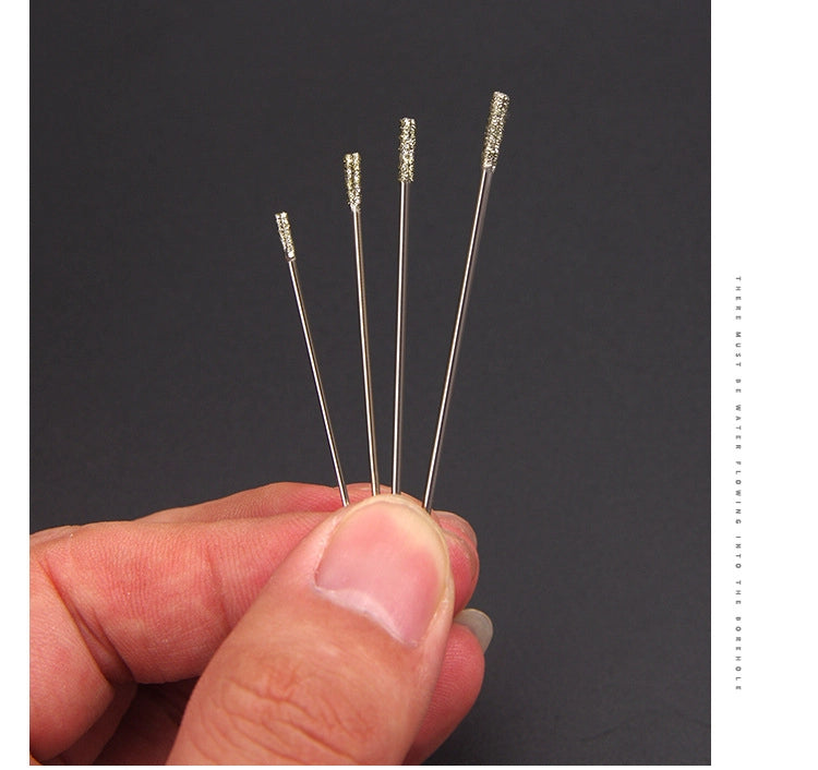 Diamond Drill Bits - Hole Drilling Tools for Gemstones Jade Agate Crystal Jadeite Ceramic Tiles