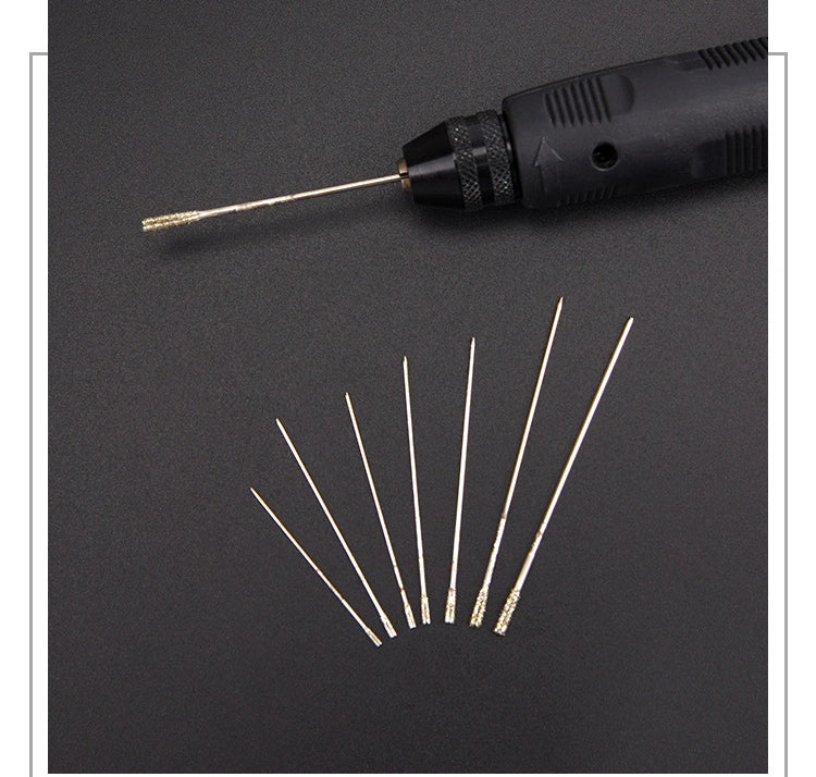 Diamond Drill Bits - Hole Drilling Tools for Gemstones Jade Agate Crystal Jadeite Ceramic Tiles