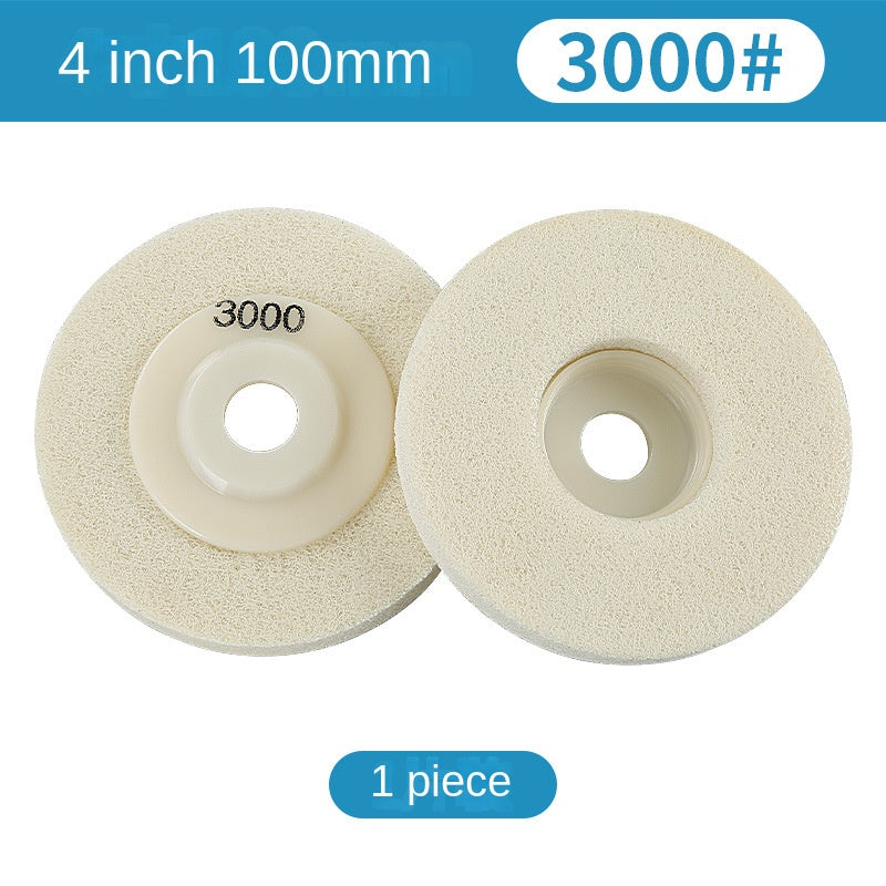 Angle Grinder Sponge Polishing Wheel, Nylon Fiber Grinding and Polishing Disc