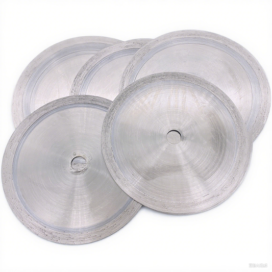 110mm Diamond Cutting Saw Blade Lapidary Toothless Saw Blade for Gemstone Jade Jadeite Crystals Stone