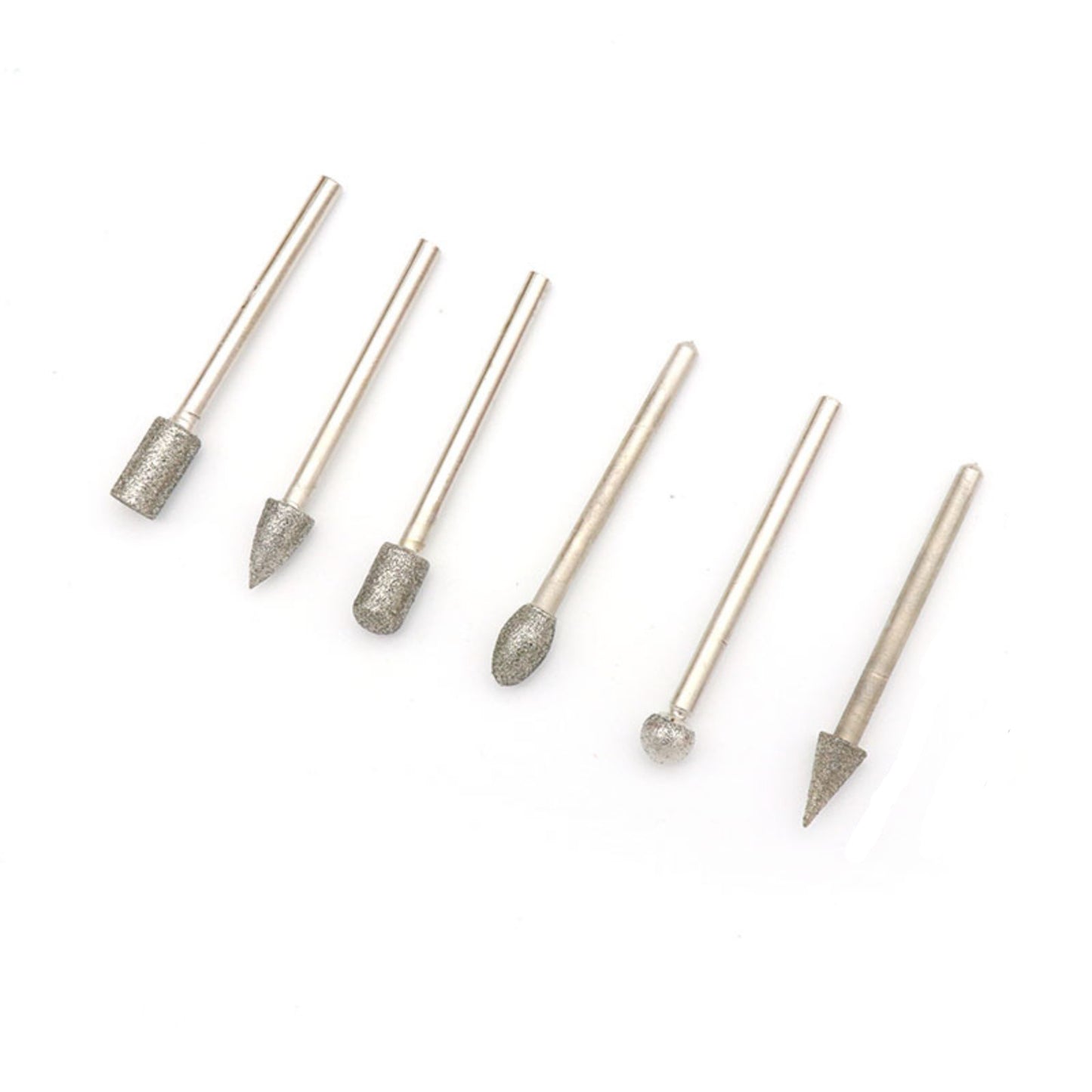 Electroplated Diamond Grinding Head Set - Grit 120 (Fine)