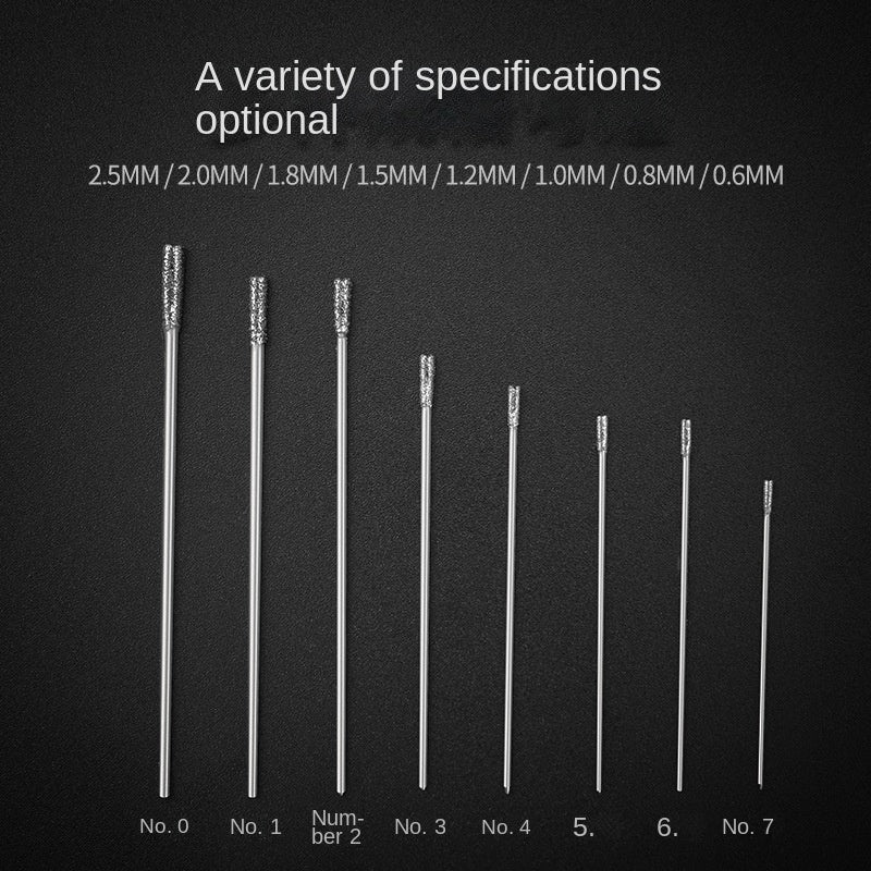 Diamond Drill Bits - Hole Drilling Tools for Gemstones Jade Agate Crystal Jadeite Ceramic Tiles