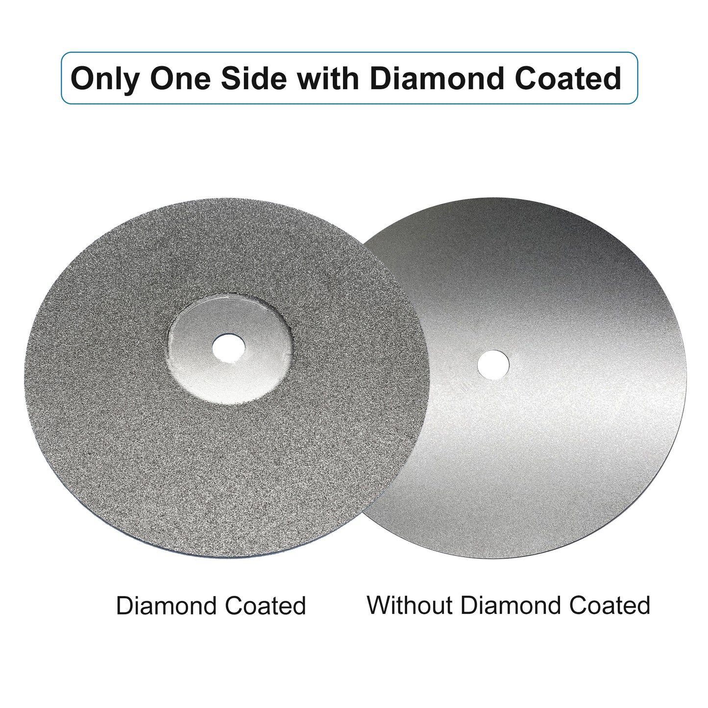 8 Inch Diamond Sanding Grinding Disc,Diamond Coated Flat Lap Disk Polishing Grinding Disc Grit 60-3000 for Gemstone Stone Glass Crystals