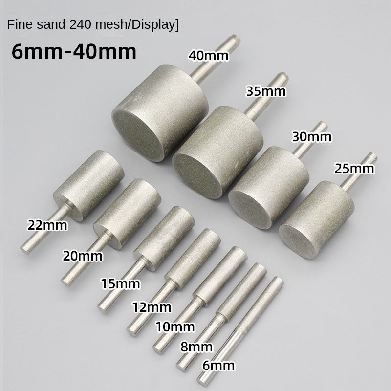 Diamond grinding heads cylindrical grinding for grinding polishing peeling jade, jadeite gemstones