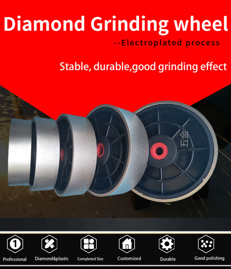 6 Inch Electroplated Diamond Grinding Wheels Grit 60-2000 (1 Pcs)