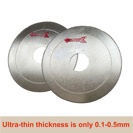 10 Pcs Diamond Lapidary Cutting Saw Blade 110mm Ultra-thin Saw Blade for Gemstone Jade Jadeite Crystals