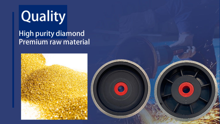6 Inch Electroplated Diamond Grinding Wheels Grit 60-2000 (1 Pcs)