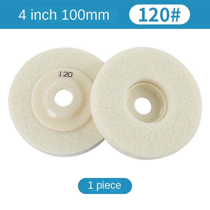 Angle Grinder Sponge Polishing Wheel, Nylon Fiber Grinding and Polishing Disc