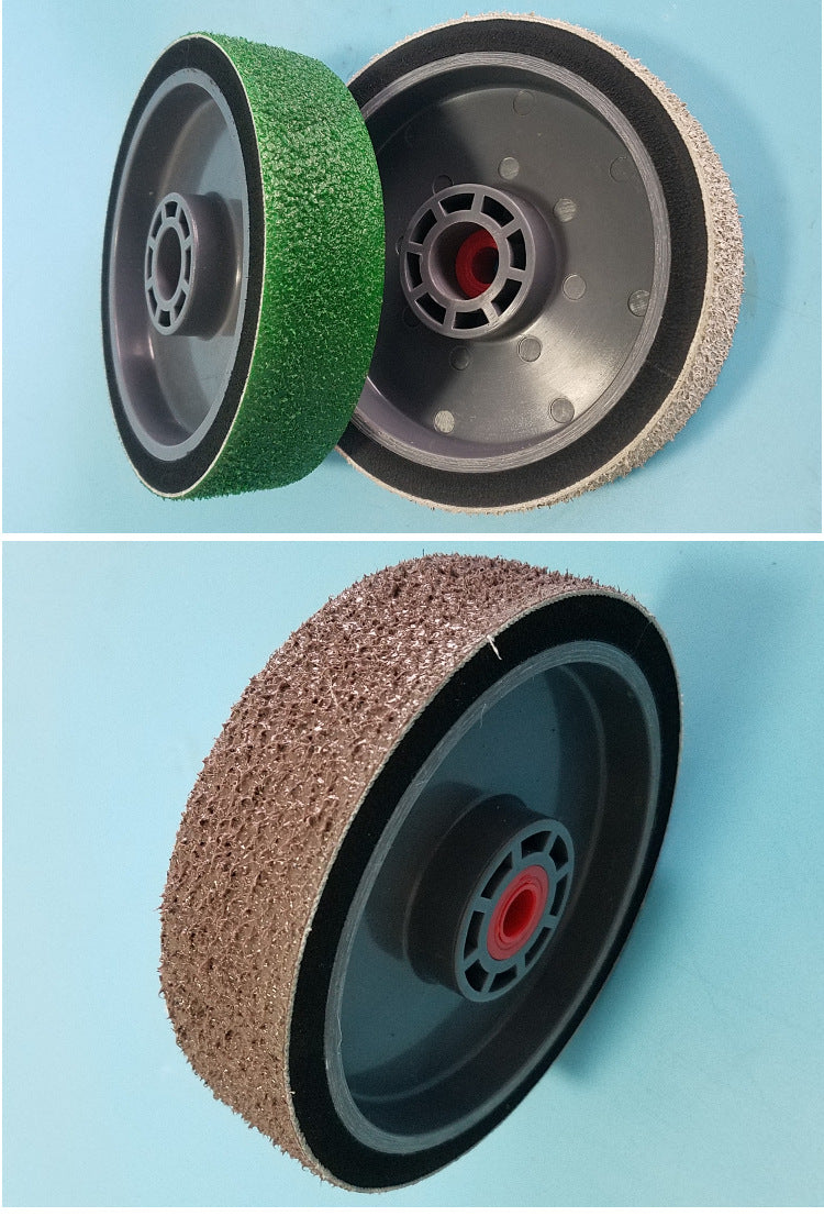 6 Inch Diamond Resin Burr Grinding Polishing Wheel,Grit 60 50000 for Lapidary Jewelry Gemstone Stones Jade Glass Artificial Crystal
