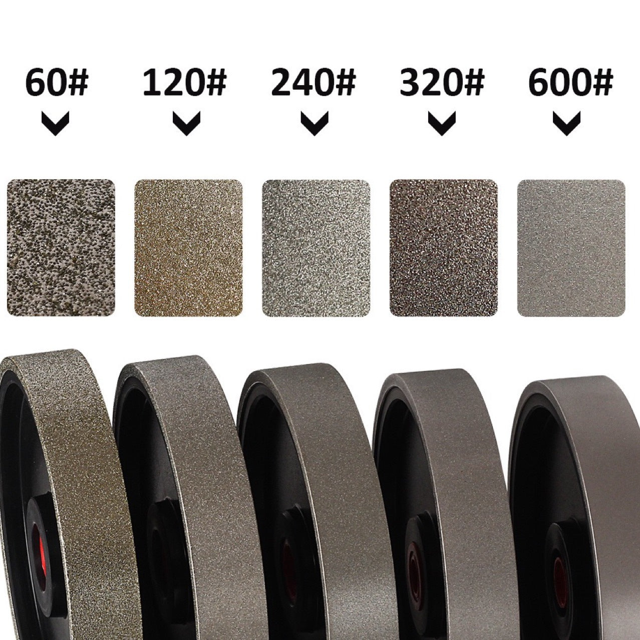 6 Inch Diamond Plated Parallel Grinding polishing Wheel
