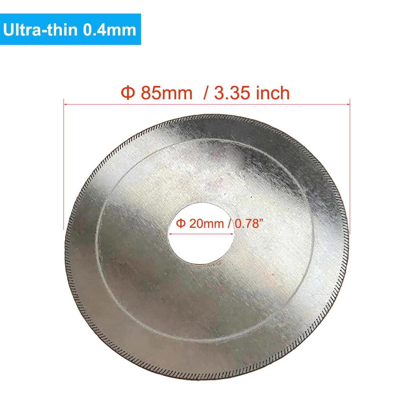 10 Pcs Ultra-thin Diamond Cutting Saw Blade 85mm Lapidary Saw Blade for Gemstone Jade Jadeite Crystals