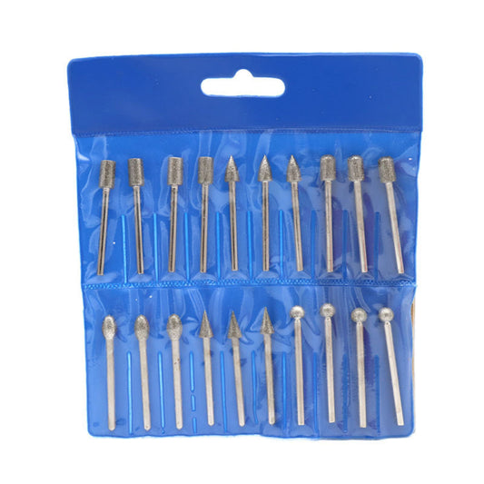 Electroplated Diamond Grinding Head Set - Grit 120 (Fine)