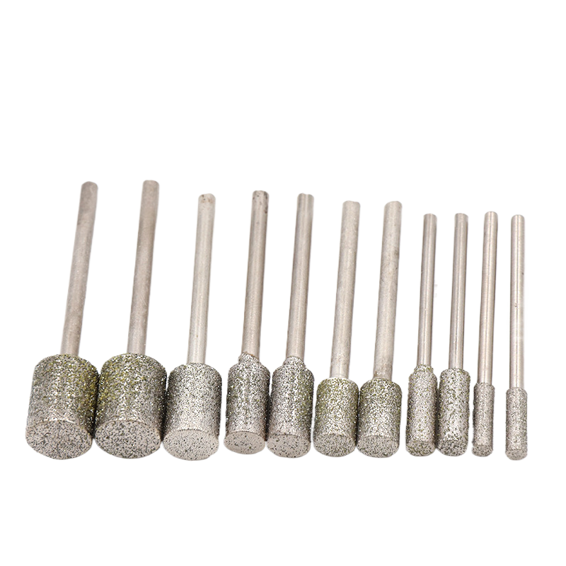 10 Pcs Diamond Punching Needle Grinding Stone Carving Tools for Gemstones Jade Amber Jade Agate