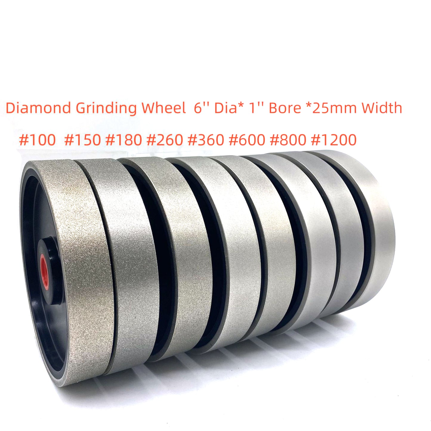 6 Inch Electroplated Diamond Grinding Wheels Grit 60-2000 (1 Pcs)