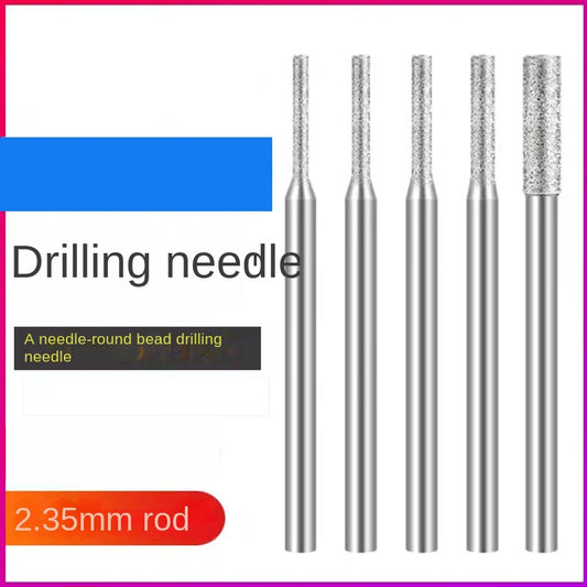 Diamond Drilling Bit Drilling Needle of Jade Amber Crystal Copal Agate Jadeite (20 Pcs)