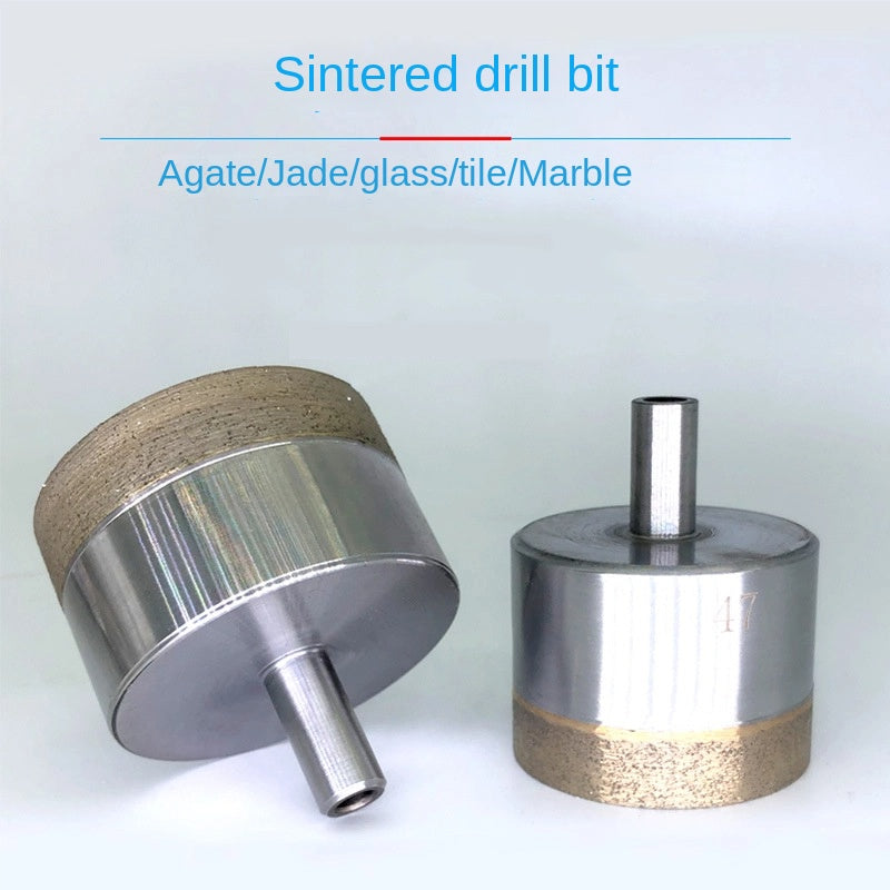 Sintered Diamond Drill Bits,Diamond Holesaw for Drilling Holes in Glass Ceramics Jade Gemstone   Stone
