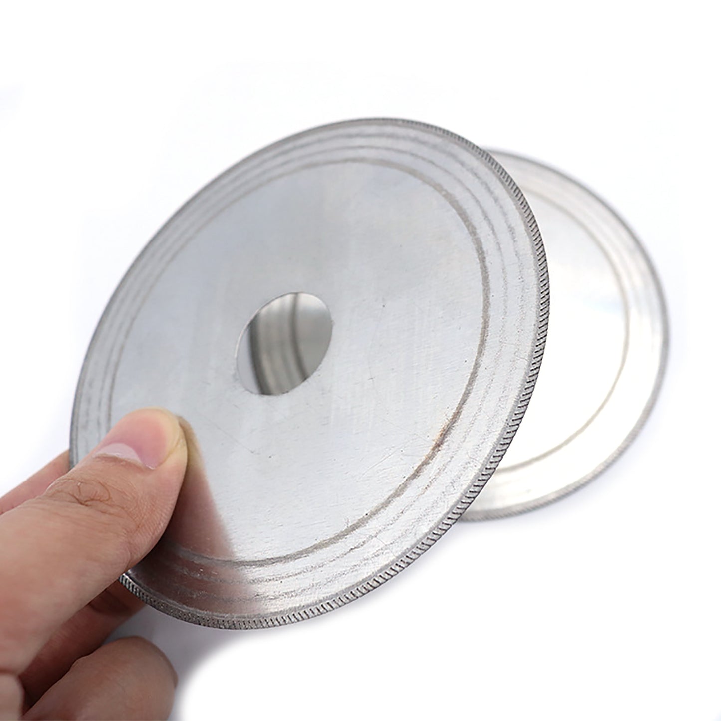 10 Pcs Diamond Lapidary Cutting Saw Blade 120mm Arbor Hole 20mm Ultra-thin Saw Blade for Gemstone Jade Jadeite Crystals