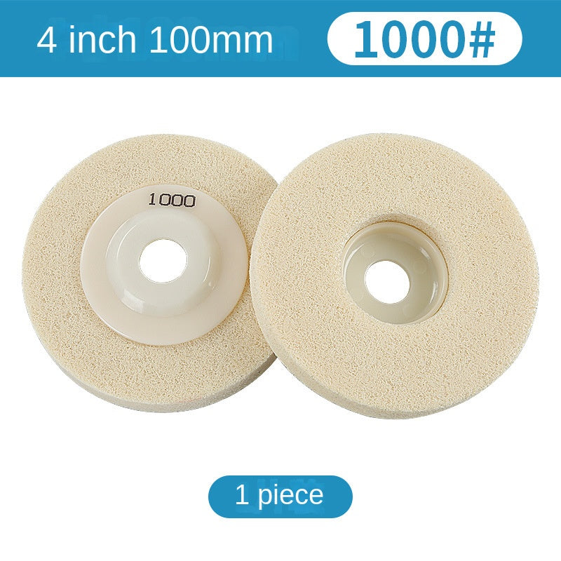 Angle Grinder Sponge Polishing Wheel, Nylon Fiber Grinding and Polishing Disc