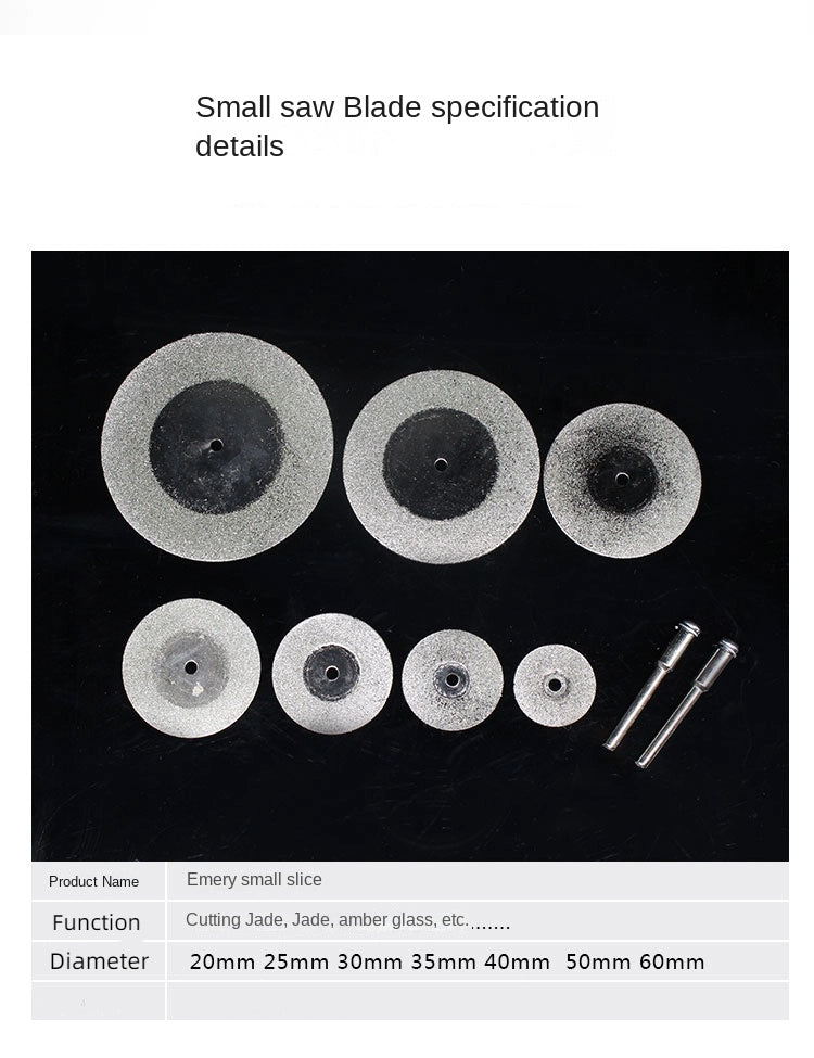 20-60mm Small Cutting Saw Blade Set, 16-60mm Emery Cutting Disc