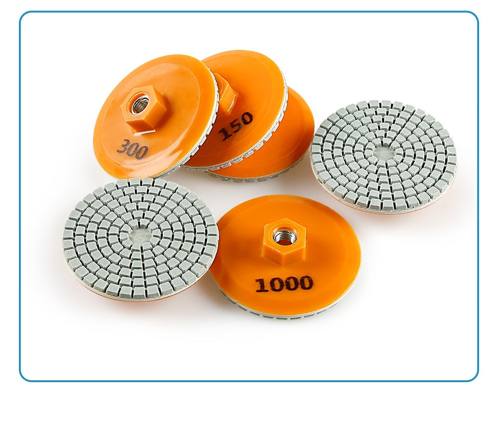 Integrated grinding disc, used for edge grinding of rock plates, marble and stone, and trimming the corners of tiles