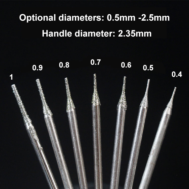 Diamond Drill Bits & Piercing Tools - Carving Accessories for Jade Gemstones   Agate Amber