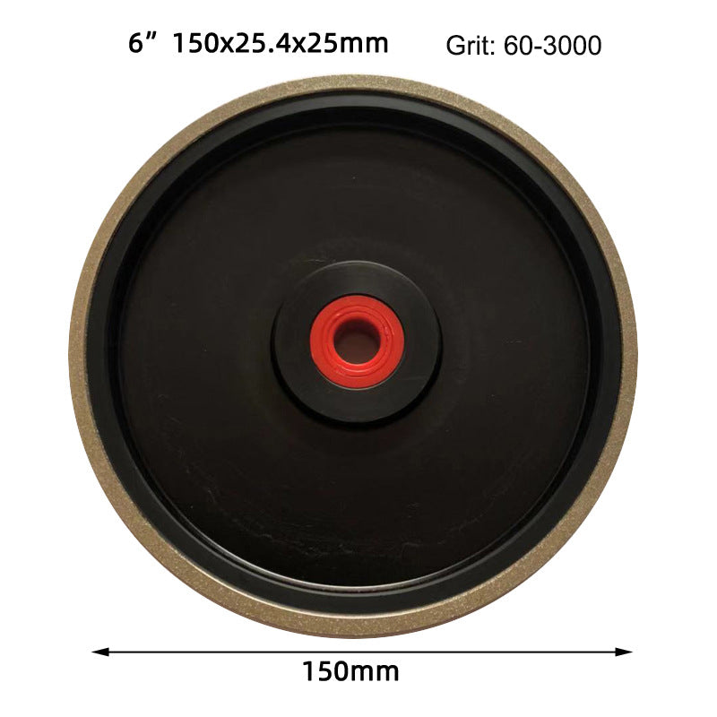 150mm Diamond Electroplated Parallel Grinding Wheel,6×1 inches Grit 60-3000,Diamond Grinding Wheel Grinding Wheel