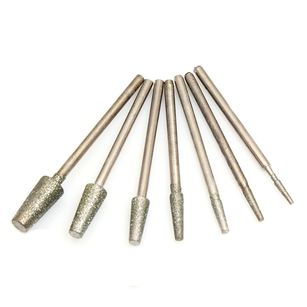 7Pcs/Set Diamond Grinding Carving Needles Gem Stone carving tools for Gemstones Jade Ceramics Glass Metals