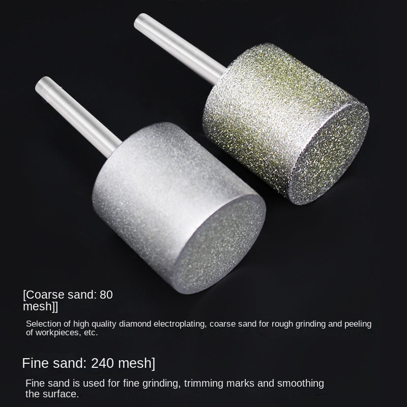 Diamond grinding heads cylindrical grinding for grinding polishing peeling jade, jadeite gemstones