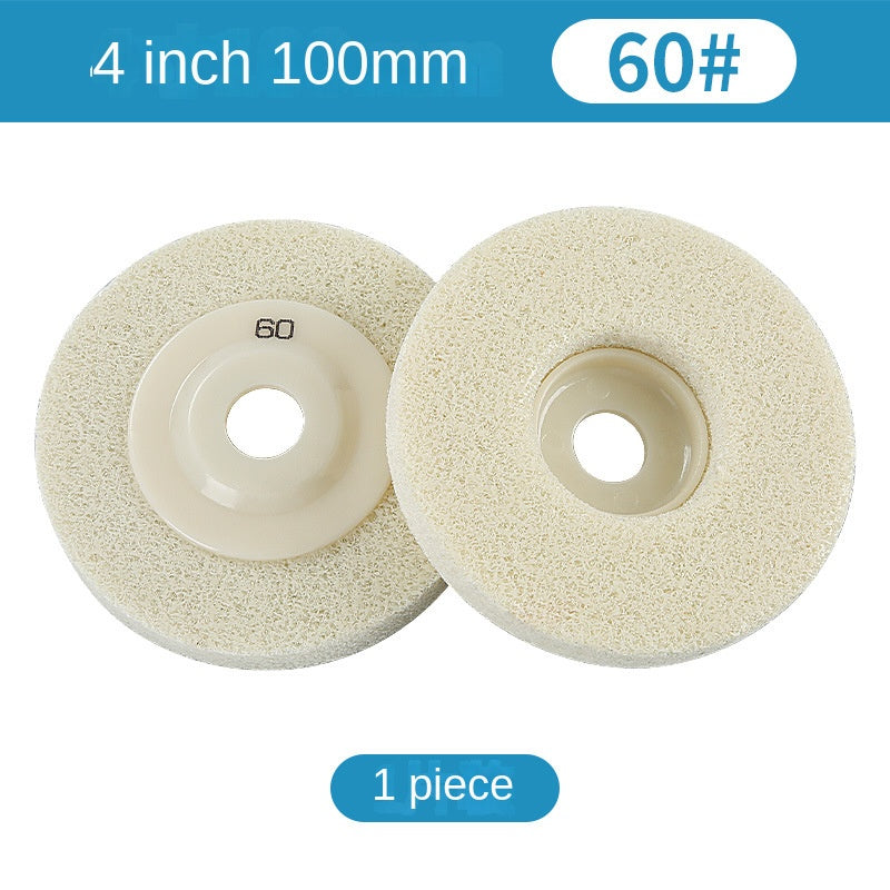 Angle Grinder Sponge Polishing Wheel, Nylon Fiber Grinding and Polishing Disc