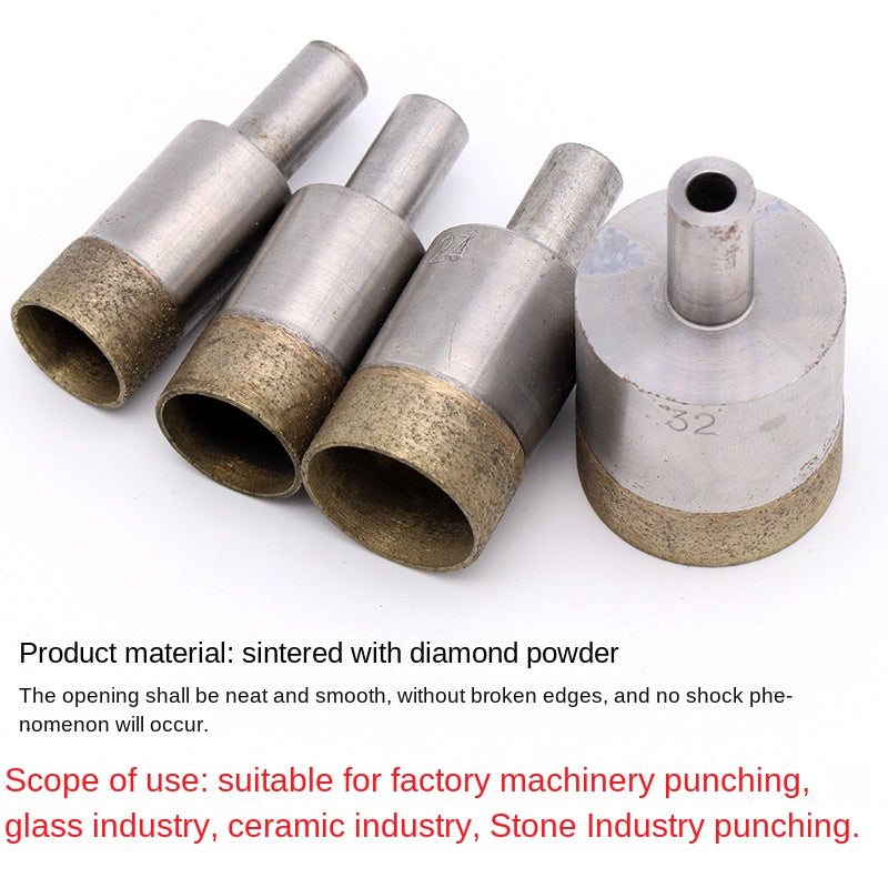 Sintered Diamond Drill Bits,Diamond Holesaw for Drilling Holes in Glass Ceramics Jade Gemstone   Stone
