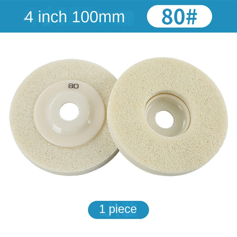Angle Grinder Sponge Polishing Wheel, Nylon Fiber Grinding and Polishing Disc