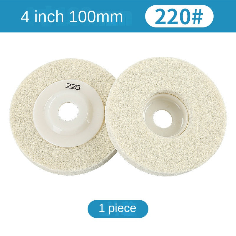 Angle Grinder Sponge Polishing Wheel, Nylon Fiber Grinding and Polishing Disc