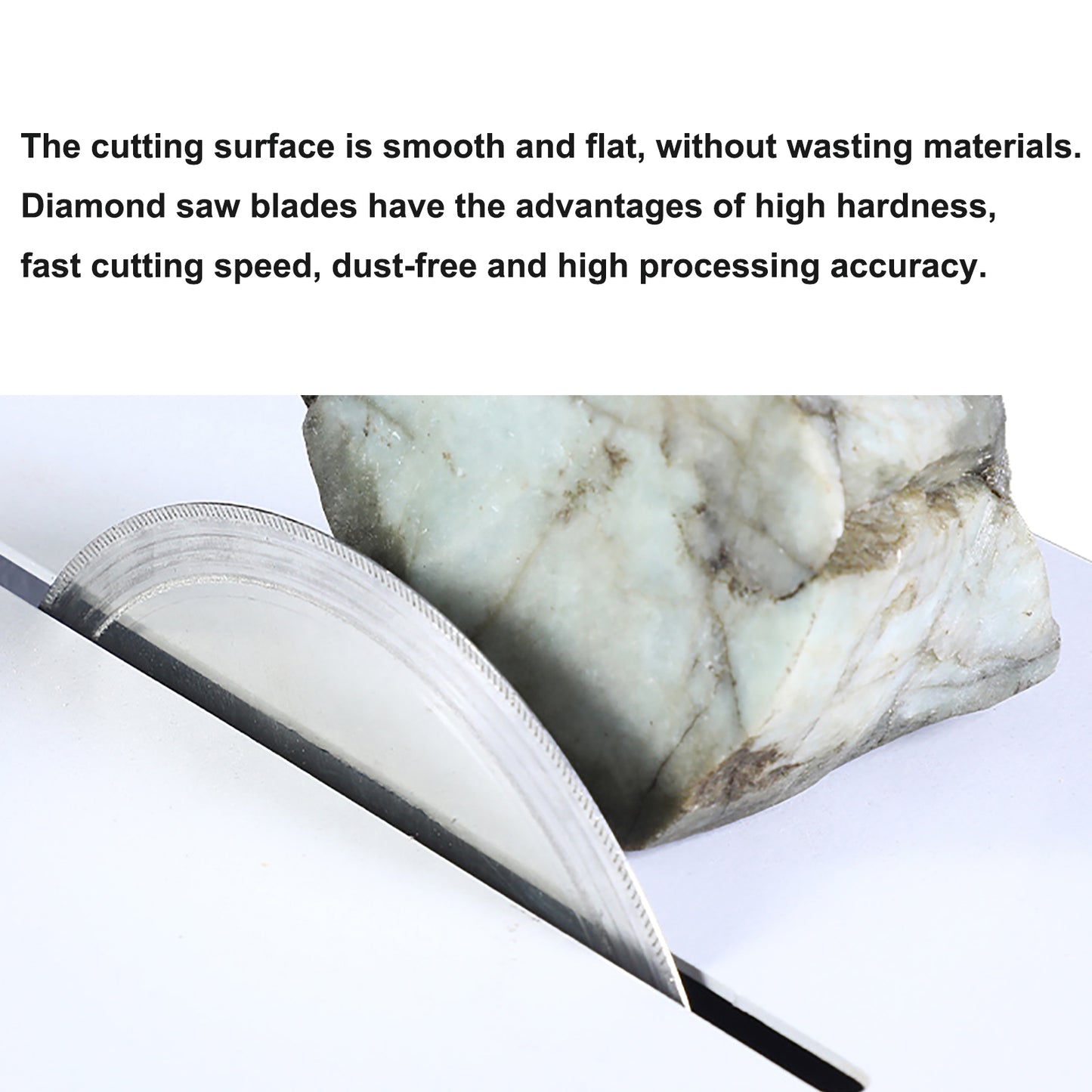 10 Pcs Diamond Lapidary Cutting Saw Blade 120mm Arbor Hole 20mm Ultra-thin Saw Blade for Gemstone Jade Jadeite Crystals