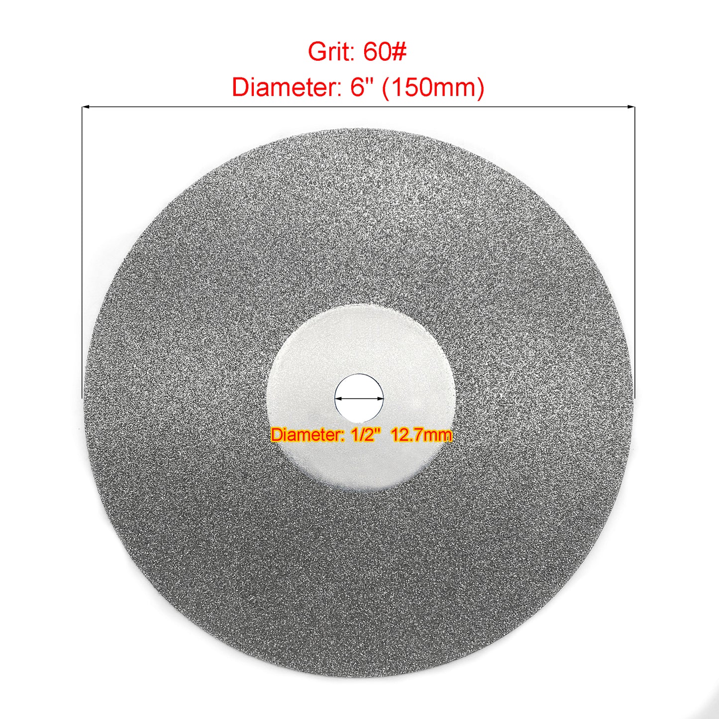 Diamond Coated Flat Lap Disk Polishing Grinding Discs 6 Inch Grit60-3000 for Gemstone Stone Glass Crystals